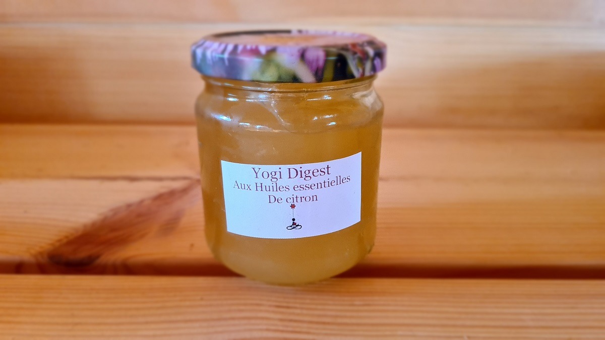 Miel “Yogi Digest” aux huiles essentielles de Citron